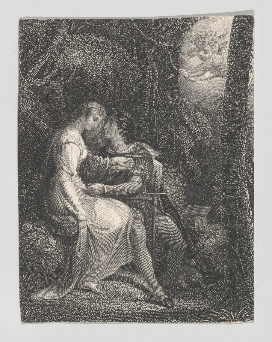 A Lover's Complaint by Frederick Bacon, print, 1825-1840