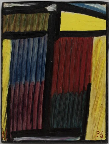 Large Meditation (Grosse Meditation) by Alexei Jawlensky, drawing, 1936
