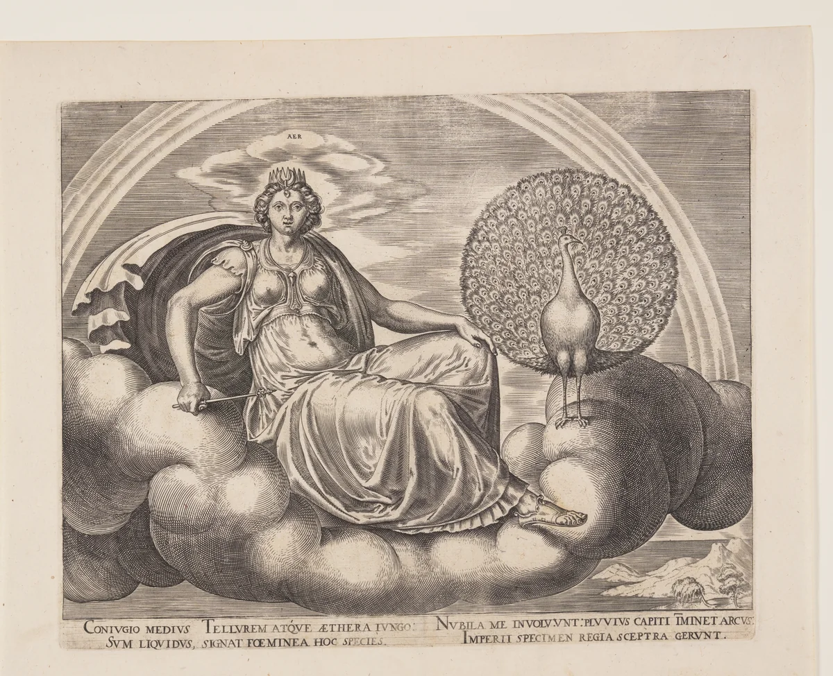 Air, from The Four Elements by Philip Galle, print, 1564