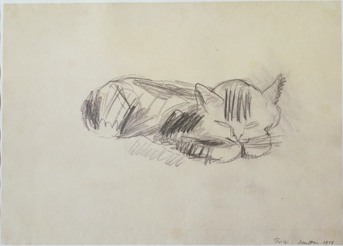 Fritzi by Felix Klee, drawing, 1919