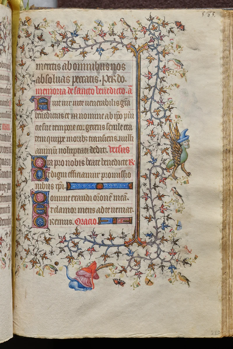 Hours of Charles the Noble, King of Navarre (1361-1425): fol. 287r, Text by Master of the Brussels Initials and Associates, book, 1400-1410