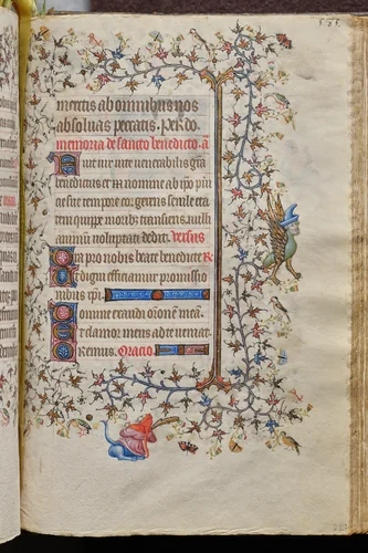 Hours of Charles the Noble, King of Navarre (1361-1425): fol. 287r, Text by Master of the Brussels Initials and Associates, book, 1400-1410
