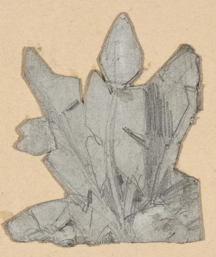 Design for a Stage Set at the Opéra, Paris by Eugène Cicéri, drawing, 1830-1890