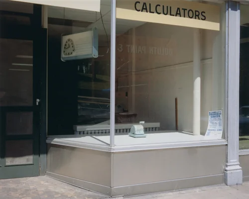 J.J. Summer's Agency, Duluth, Minn. 7/11/73 by Stephen Shore, photograph, 1973