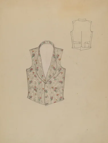 Waistcoat by Dorothy Gernon, index of american design, 1936