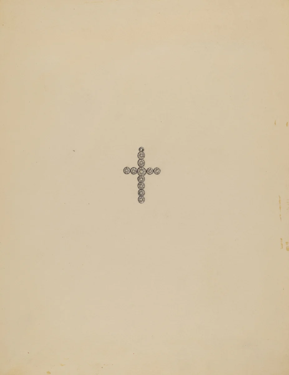 Cross by Gladys Cook, index of american design, 1936