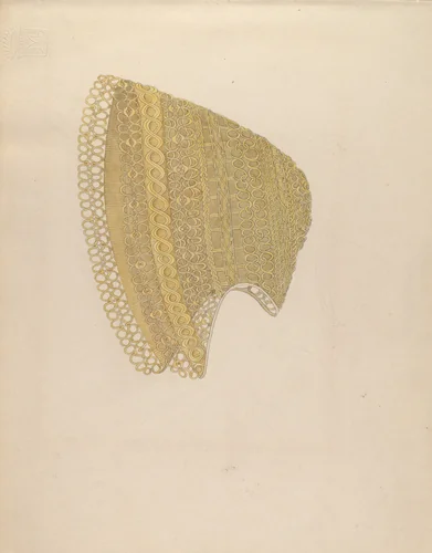 Bonnet by Doris Beer, index of american design, 1937