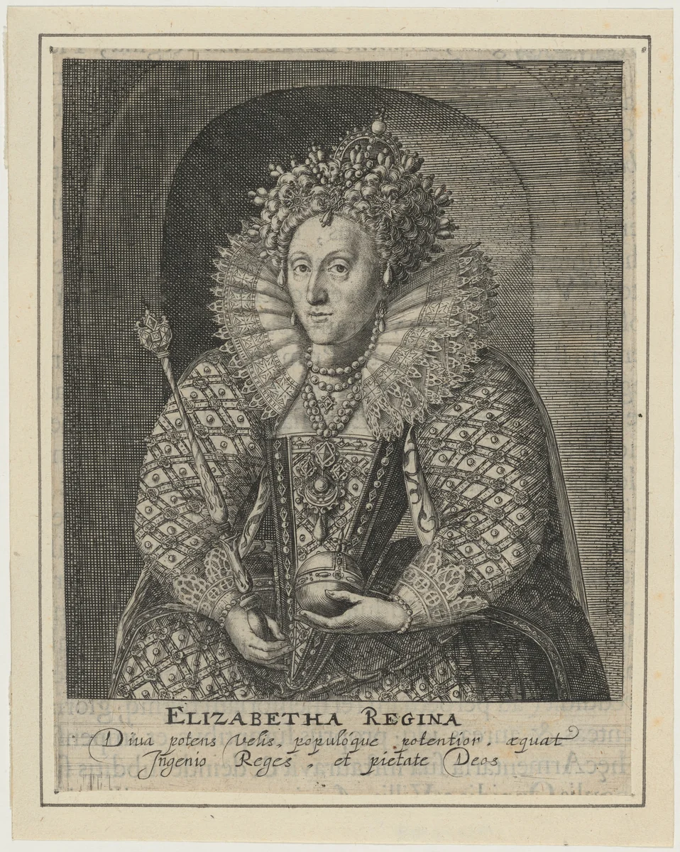 Queen Elizabeth by Magdalena van de Passe
Willem de Passe, print, 1620