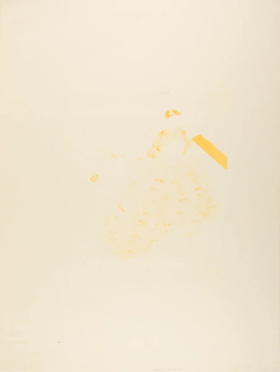 At the Concert by Henri de Toulouse-Lautrec, print, 1896