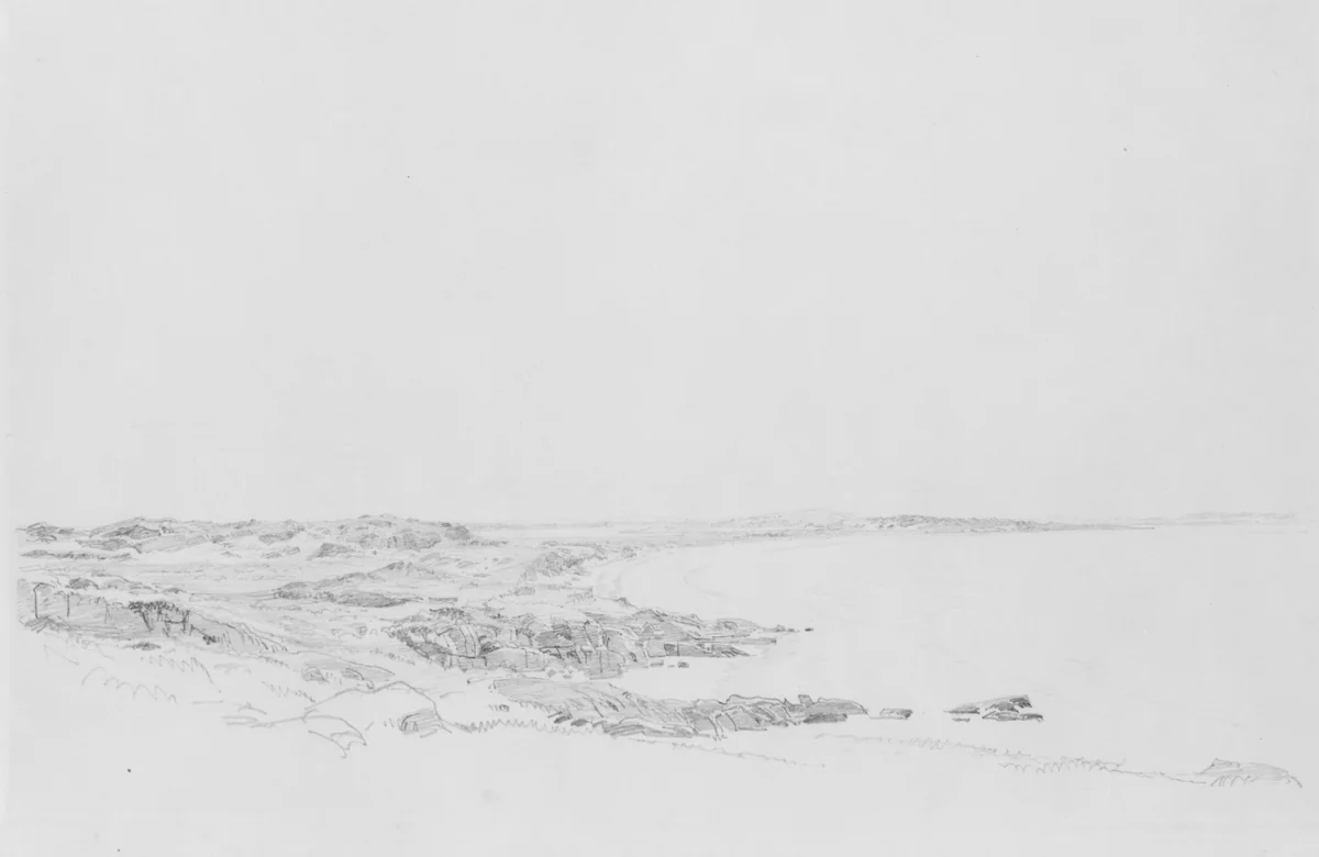 Good Harbor Beach, Cape Ann, Massachusetts by William Trost Richards, artwork, 1868-1875