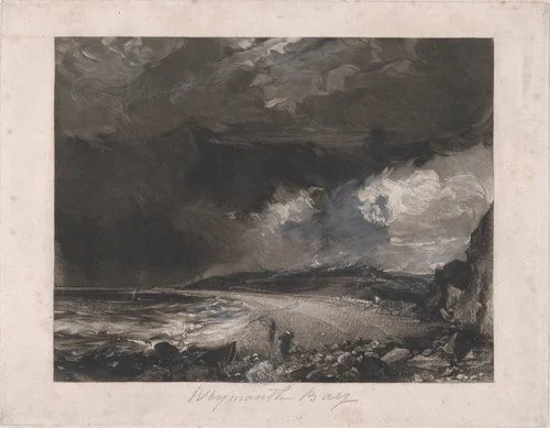 Weymouth Bay by David Lucas, print, 1830