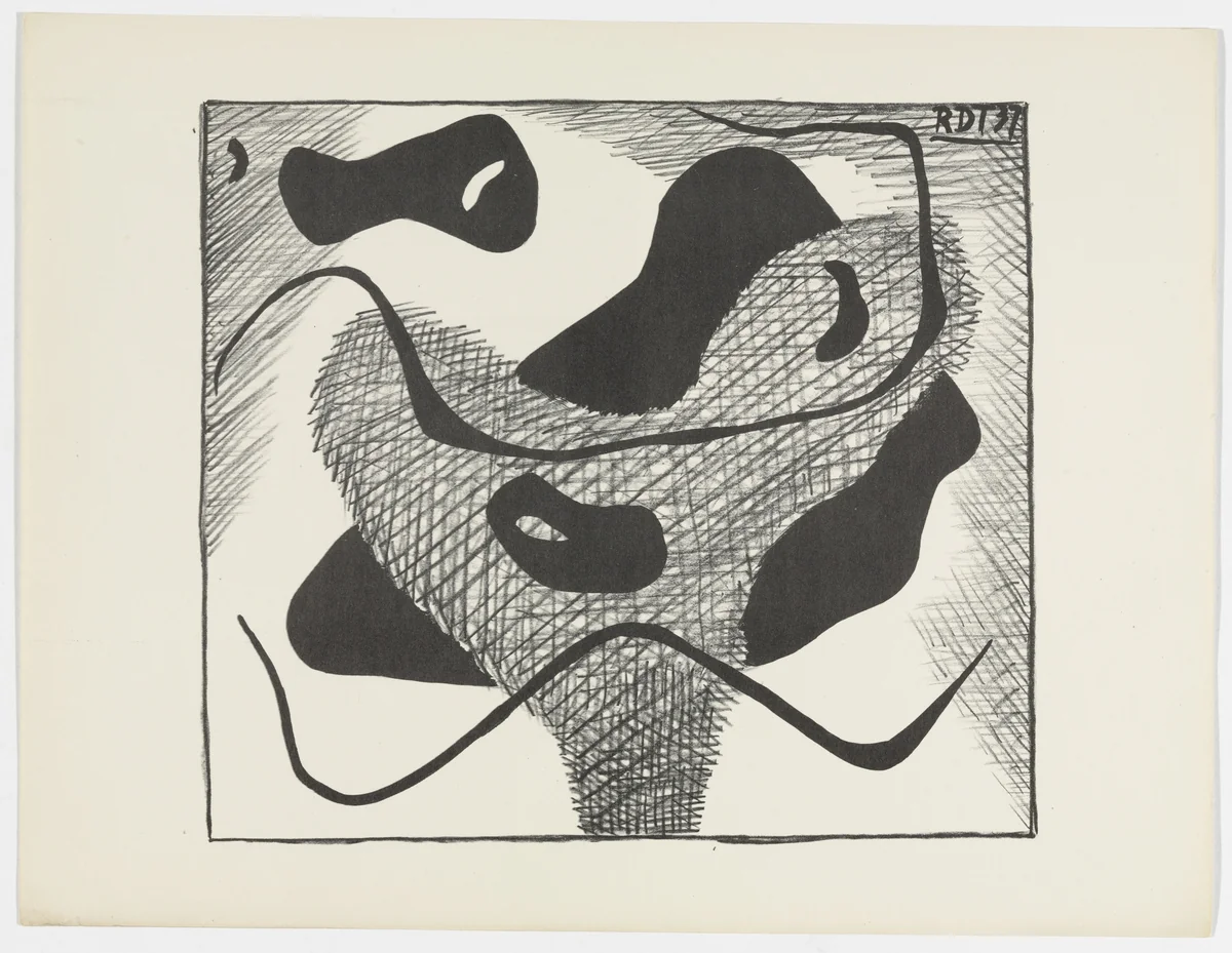 Untitled from American Abstract Artists by Rupert Turnbull, print, 1937