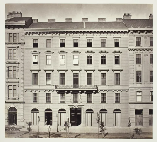 Kolowrat-Ring No. 12, Wohnhaus des Grafen Eugen Kinsky by Artist Unknown, photograph, 1860-1869