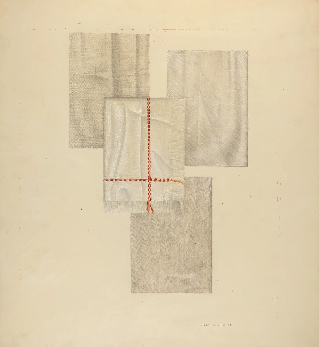 Zoar Linens by Jerry Guinta, index of american design, 1938