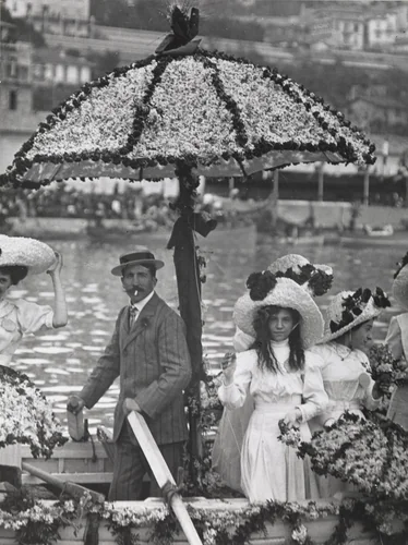 Bataille de Fleurs, Monaco by Unidentified Photographer, photograph, 1911