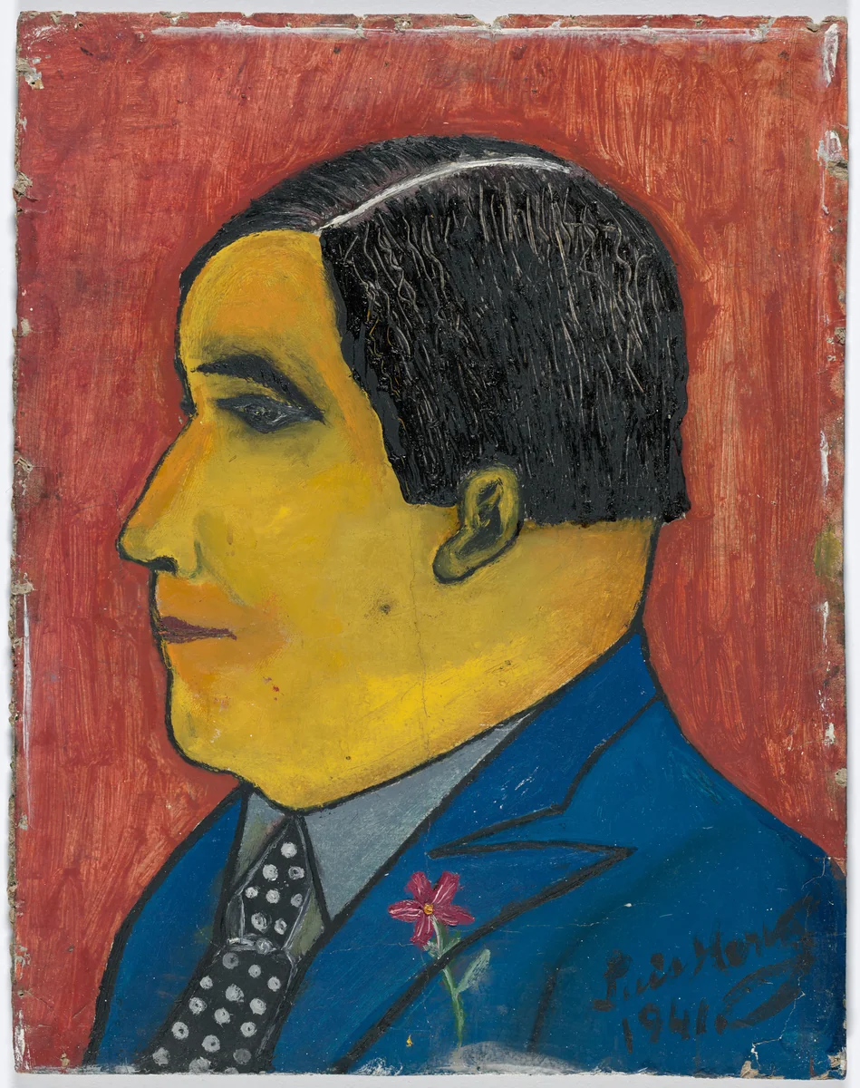 Self-Portrait (Autorretrato) by Luis Herrera Guevara, drawing, 1933