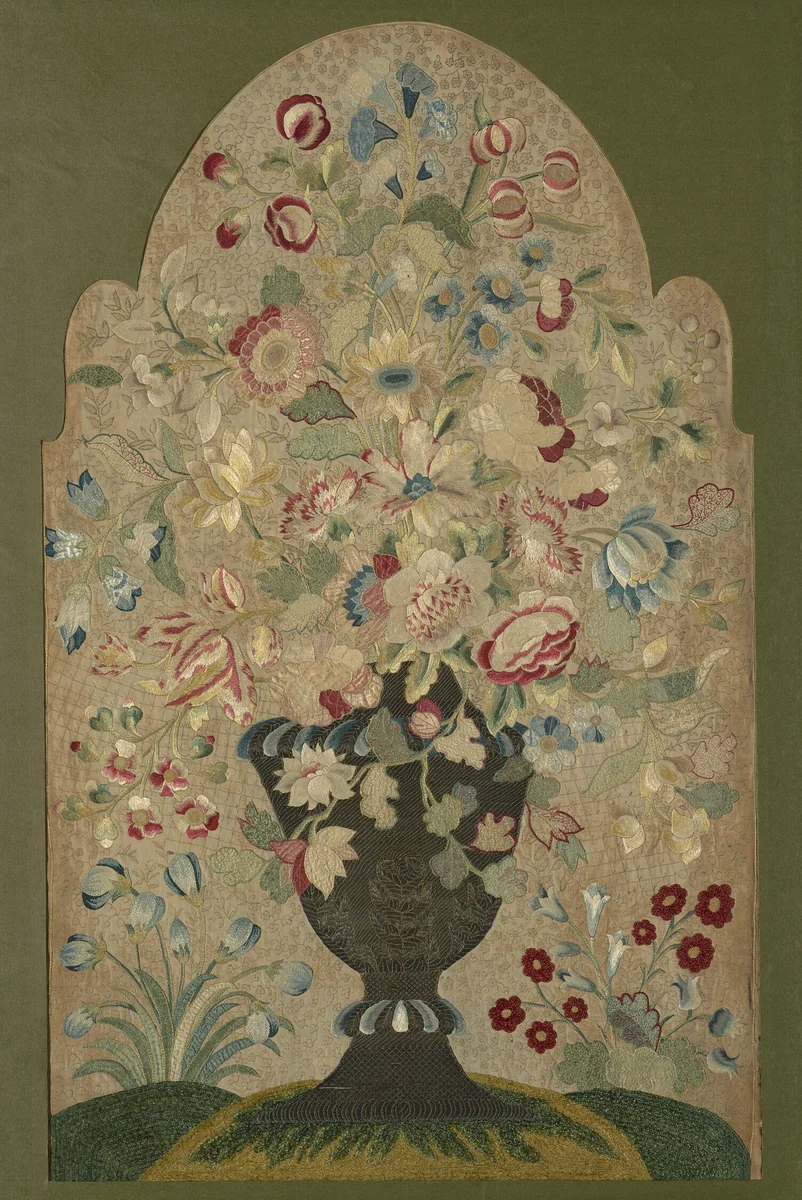 Panel by England, textile, 1702-1725