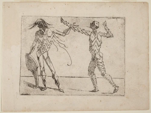 From "Bizzarie di varie Figure" by Giovanni Battista Bracelli, print, 1624