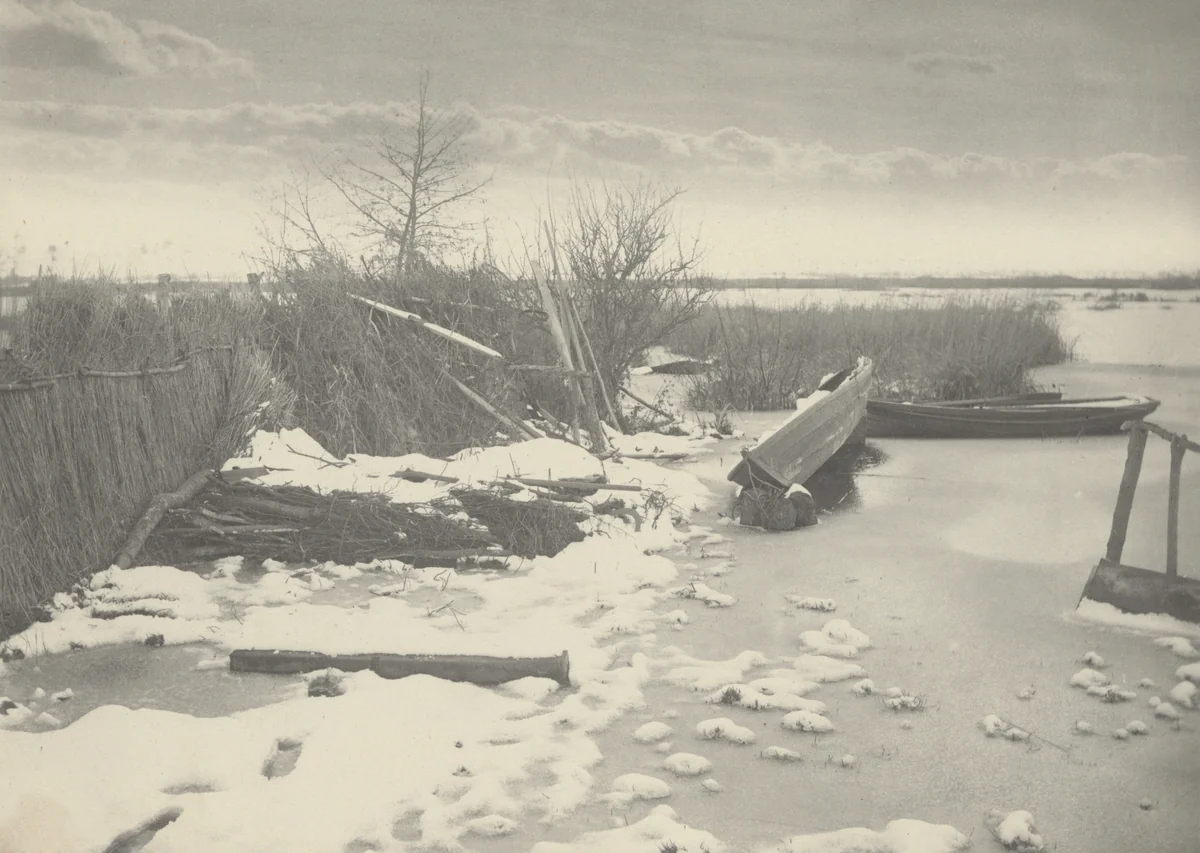 The First Frost by Peter Henry Emerson, photograph, 1886