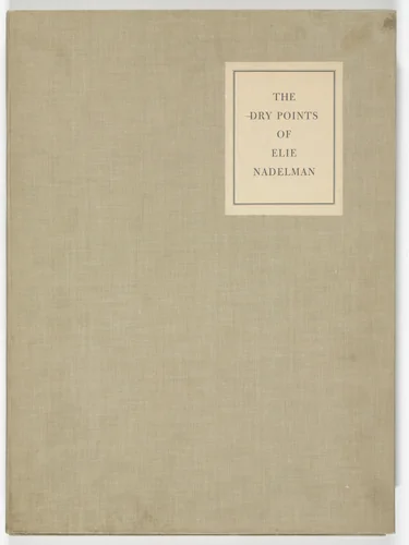 The Drypoints of Elie Nadelman by Elie Nadelman, print, 1951