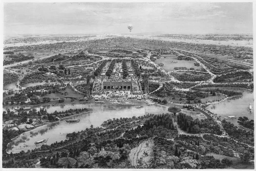 Central Park (Summer) by Julius Bien, print, 1865