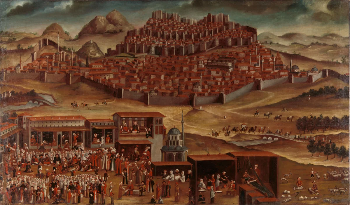 View of Ankara by anonymous, painting, 1700-1799