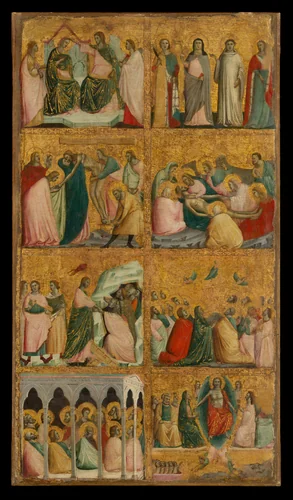 Scenes from the Life of Christ by Giovanni Baronzio, painting, 1344-1346