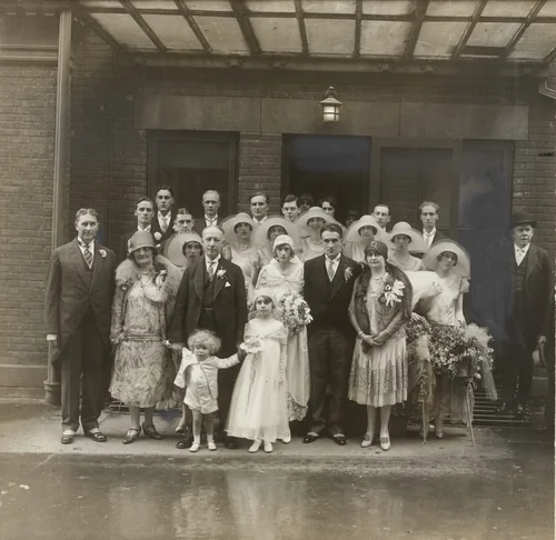 After the Wedding in Albany by Times Wide World Photos, photograph, 1928