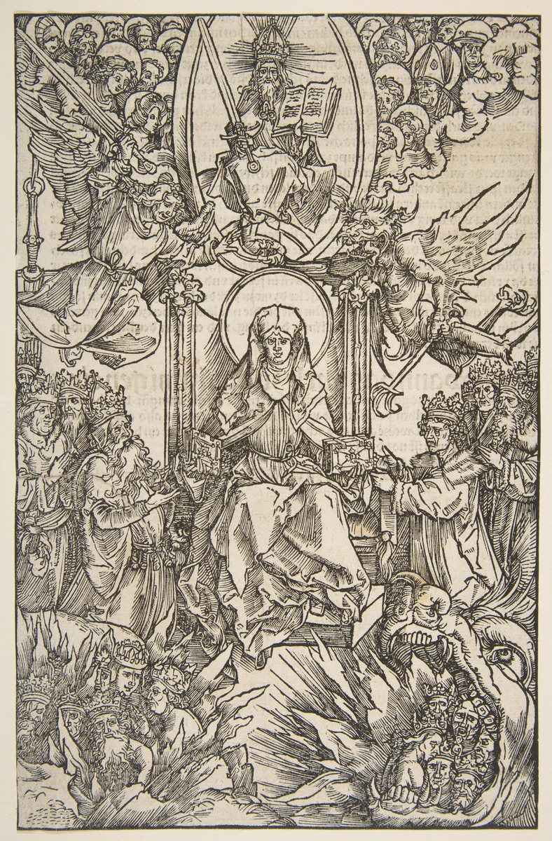 Illustration from "Revelations Sancte Birgitte" by Albrecht Dürer, print, 1502