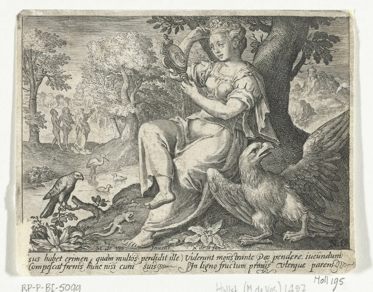 Zintuig gezicht by Unknown, print, 1581-1656