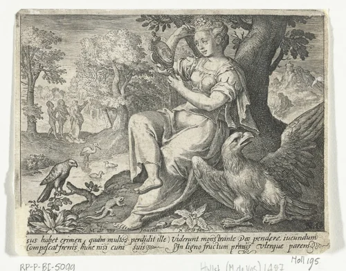 Zintuig gezicht by Unknown, print, 1581-1656