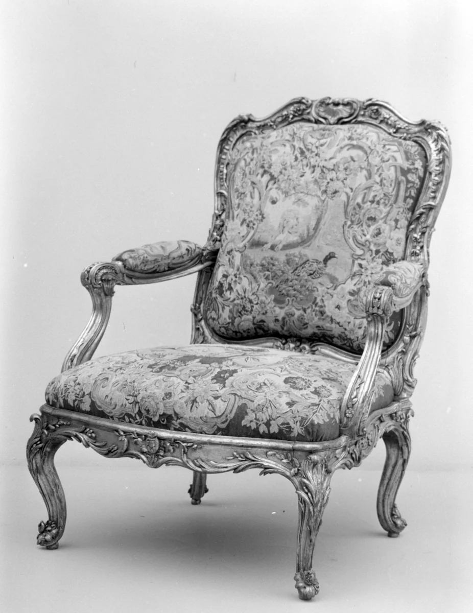 Armrest by Beauvais, textile, 1754-1756