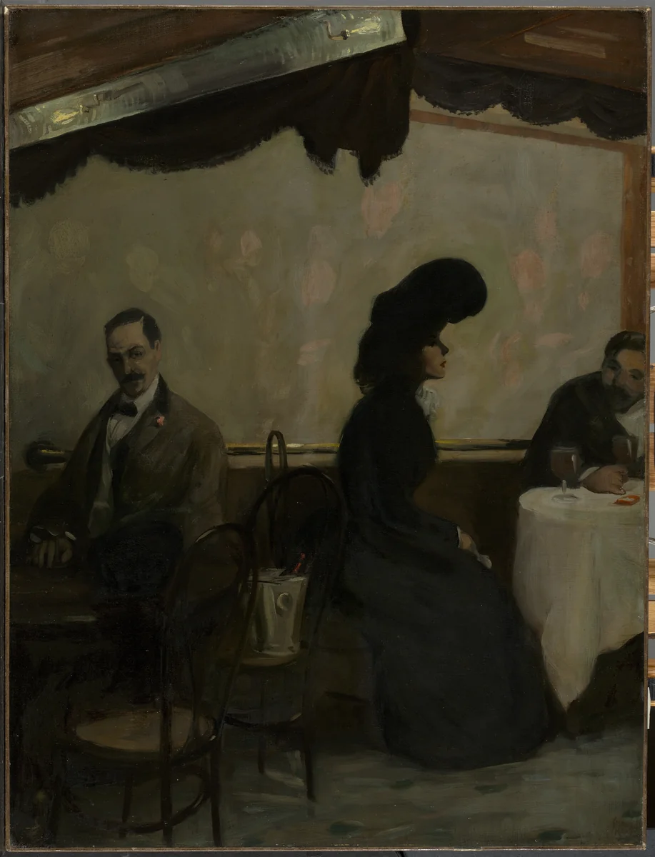 The Rathskeller by John Sloan, painting, 1901