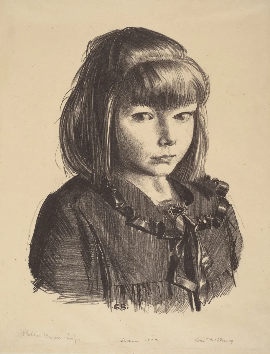 Jean 1923 by George Bellows, print, 1923