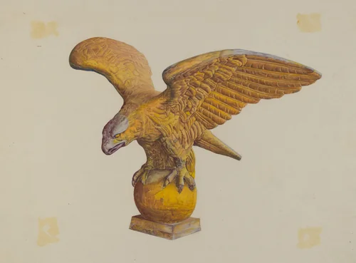 Metal Eagle by Zabelle Missirian, index of american design, 1940