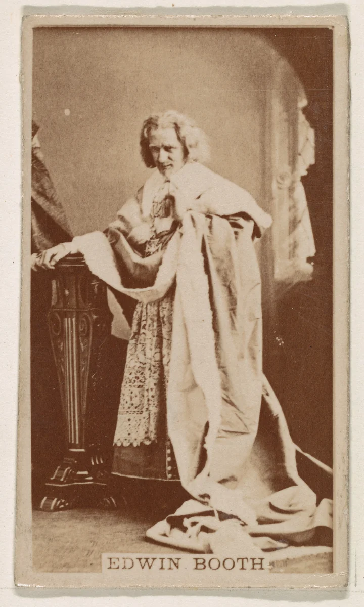 Edwin Booth, from the Actresses series (N245) issued by Kinney Brothers to promote Sweet Caporal Cigarettes by Kinney Brothers Tobacco Company, photograph, 1890