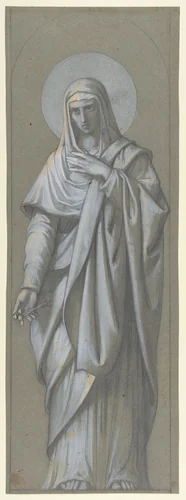 Mater Dolorosa by Camille-Auguste Gastine, drawing, 1835-1867
