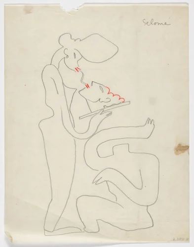 Salome by Sergei Eisenstein, drawing, 1932