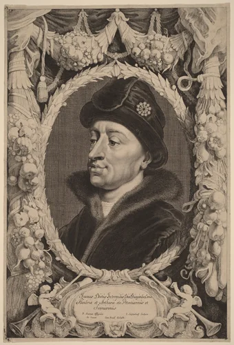 John the Fearless, Duke of Burgundy by Jonas Suyderhoff; Pieter Claesz Soutman, print, 1613-1686