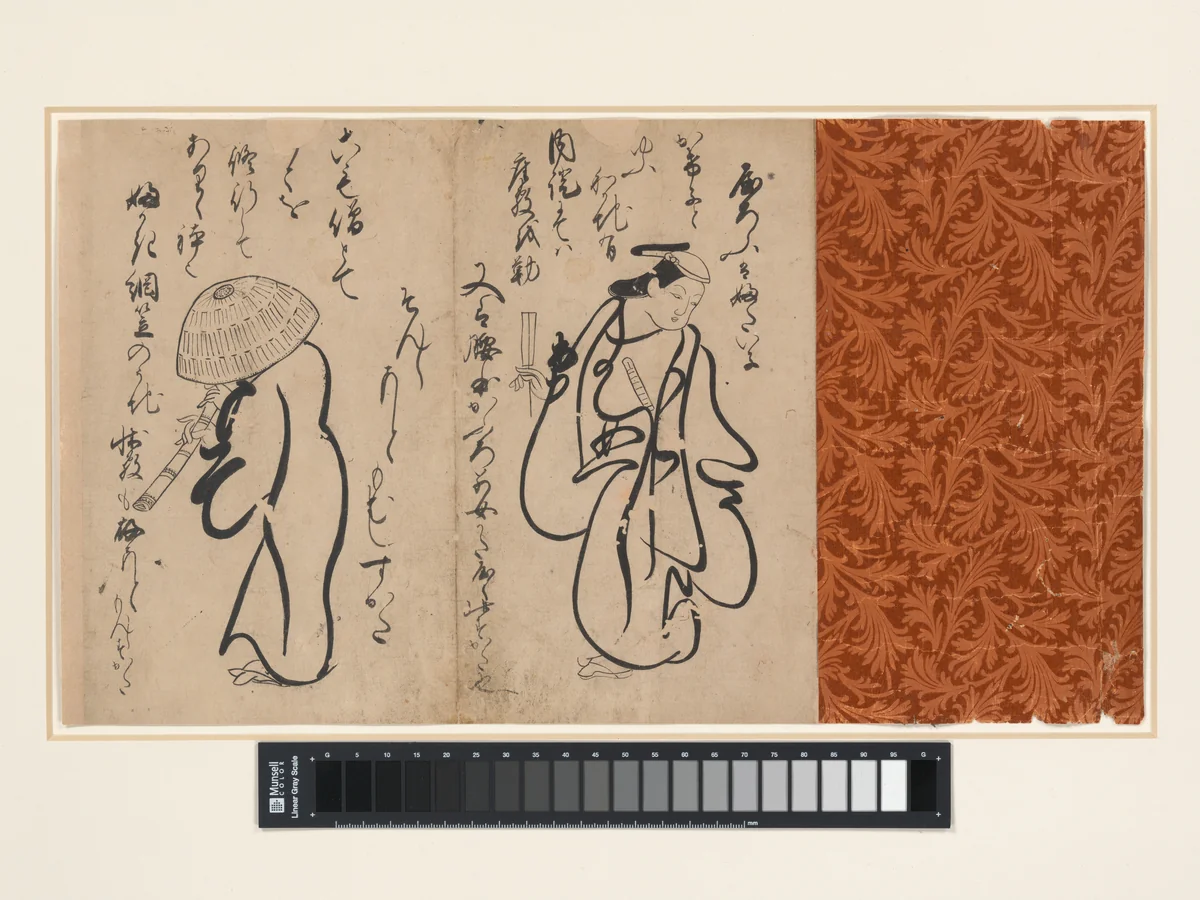 Pictures with Letters by Iwasa Matabei (岩佐又兵衛), other, 1615-1650