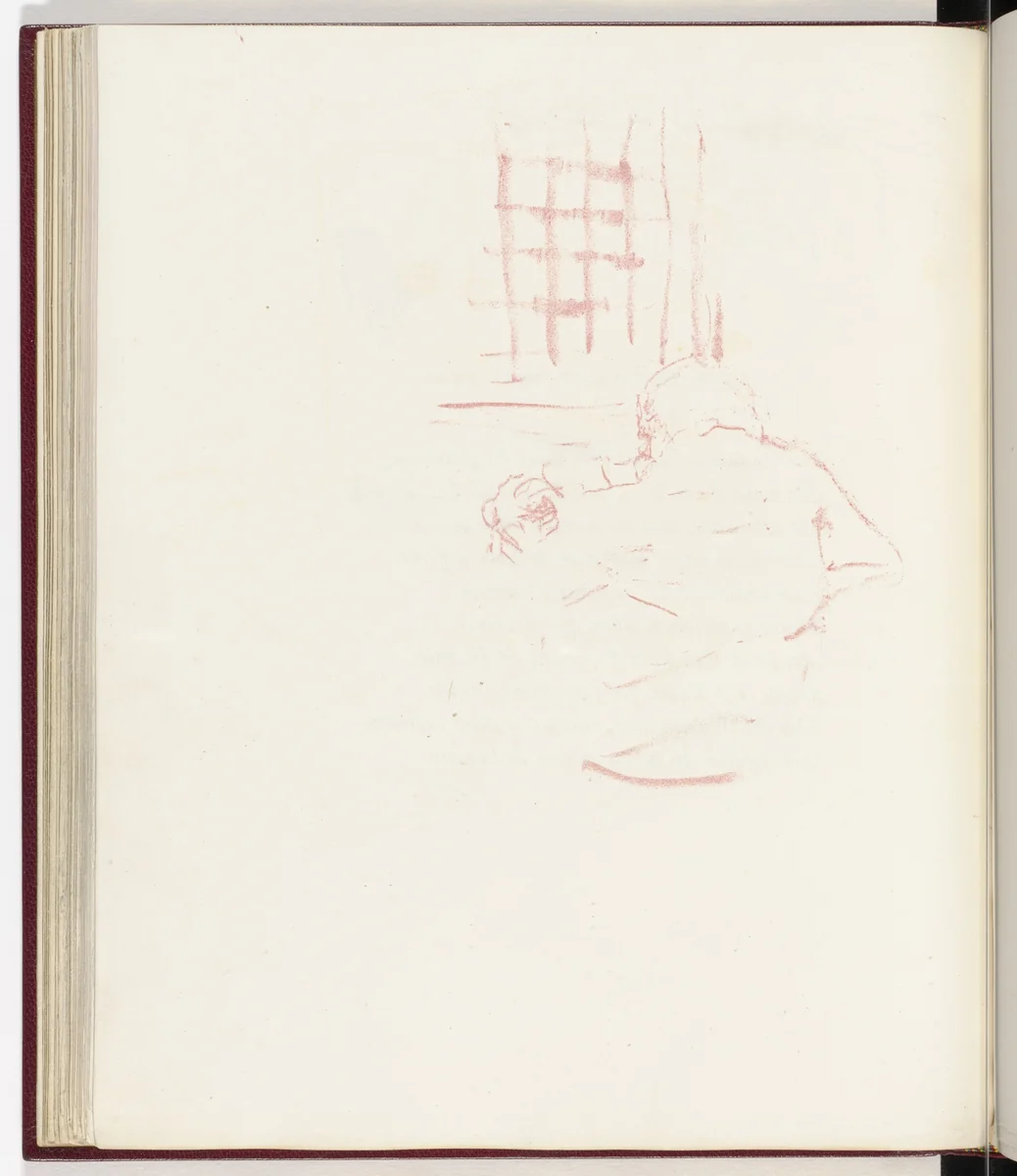 Plate (page 62) from Parallèlement (In Parallel) by Pierre Bonnard, illustrated book, 1900