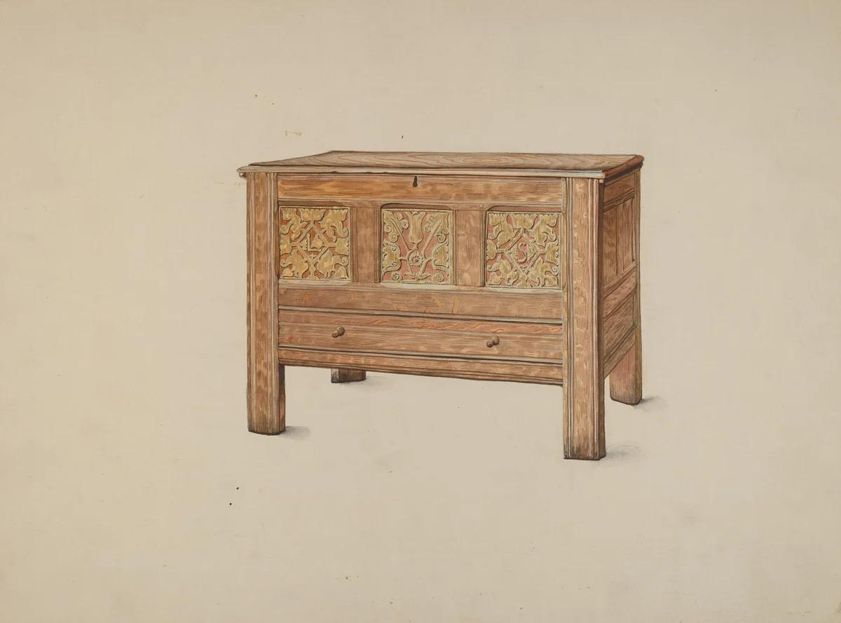 Hadley Chest by Harold Merriam, index of american design, 1937