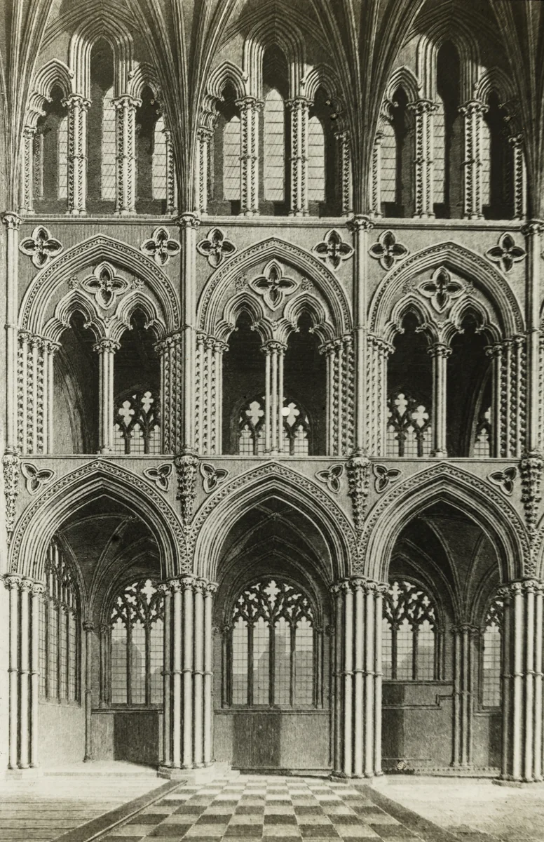 Ely Cathedral: Presbytery, from an Engraving by Frederick Evans, photograph, 1886-1896