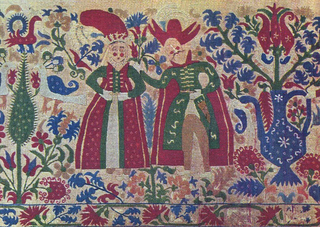Bedcover by Greece, Epirus Province, Ionian Islands, textile, 1700-1900