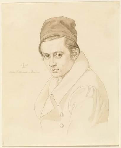 Adolf Zimmermann by Carl Oesterley, drawing, 1828
