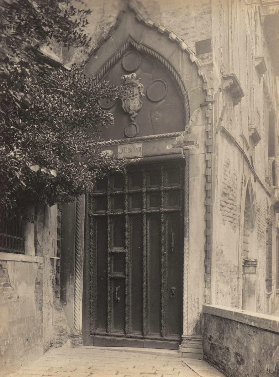 A Venetian Doorway by Alfred Stieglitz, photograph, 1894