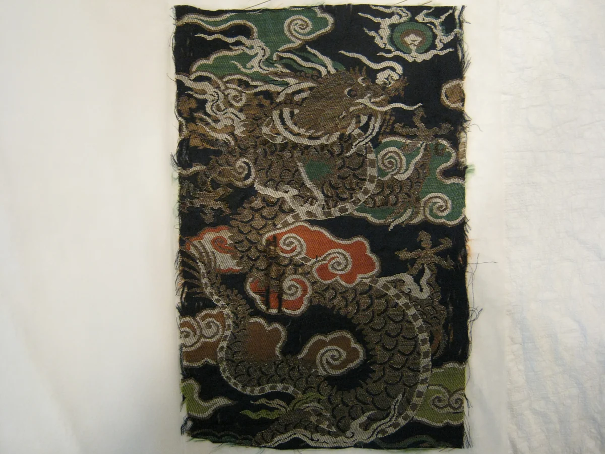 Fragment by Japan, textile, 1775-1800