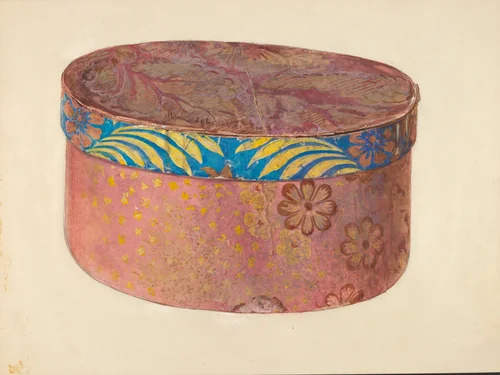 Bandbox by Gilbert Sackerman, index of american design, 1939