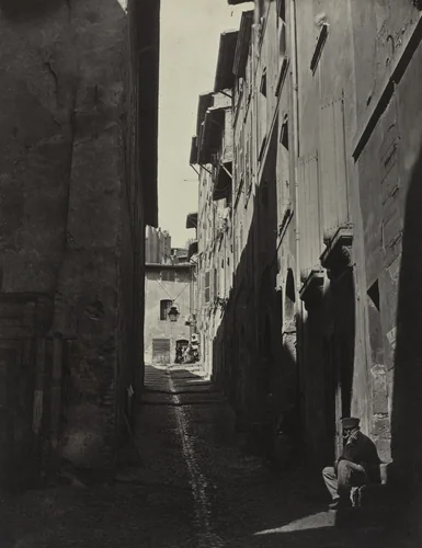 Renovation of the Old City of Marseille, Rue Caves de l'Oratoire by Adolphe Terris, photograph, 1862