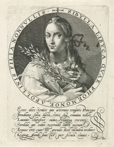 Libische Sibille by Crispijn van de Passe, print, 1601